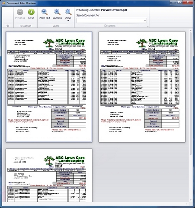 GroundsKeeper Lawn Care Software for Easy Invoice Billing